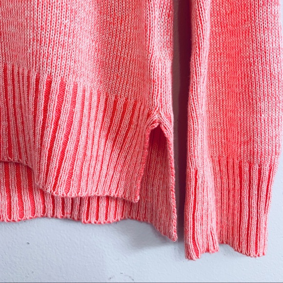 Route 66 Medium Coral Long Sleeve Sweater | Top - Picture 5 of 8